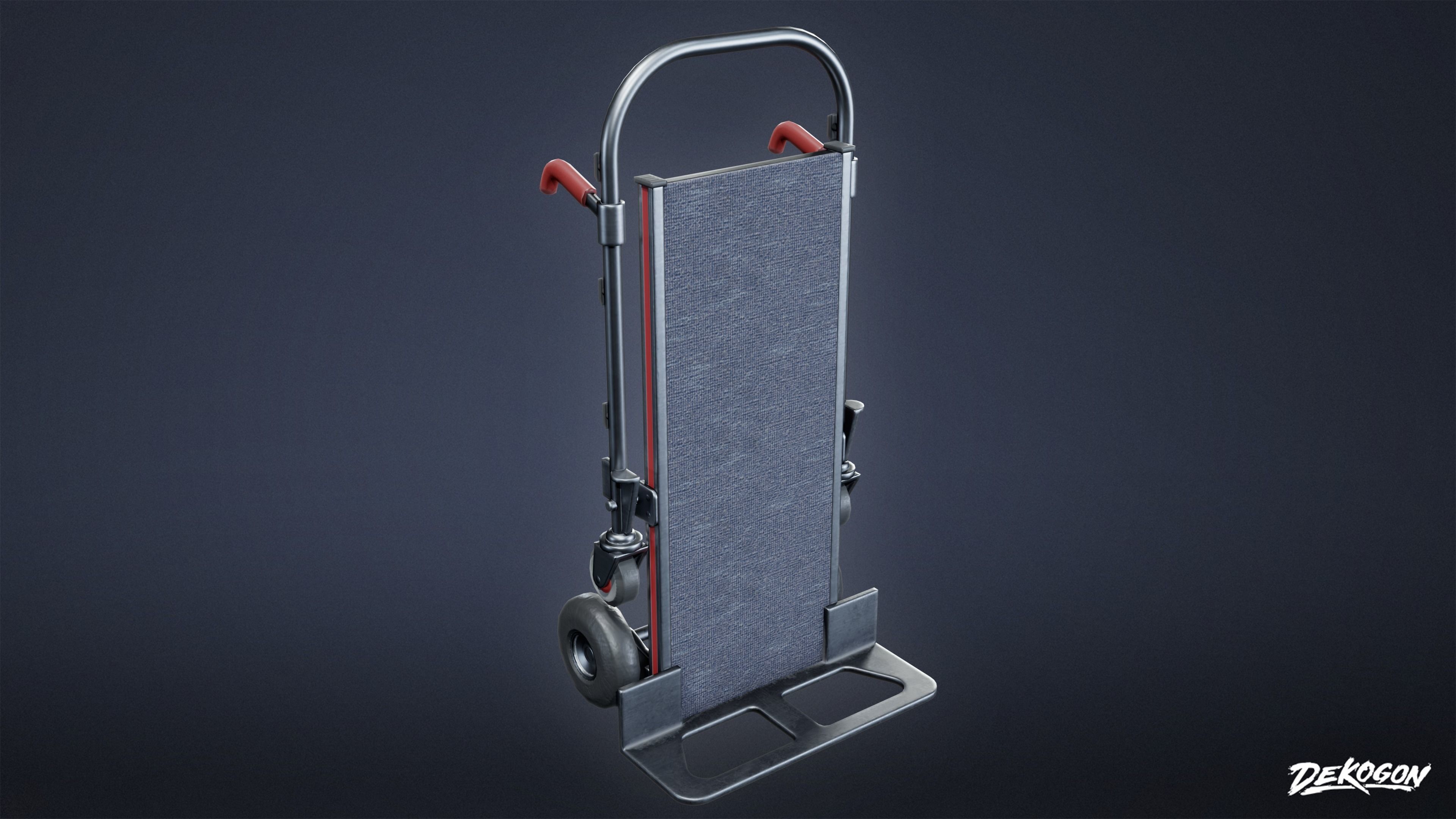 HOLLYWOOD - Production Trolly 03 - LOW POLY Low-poly 3D model_12