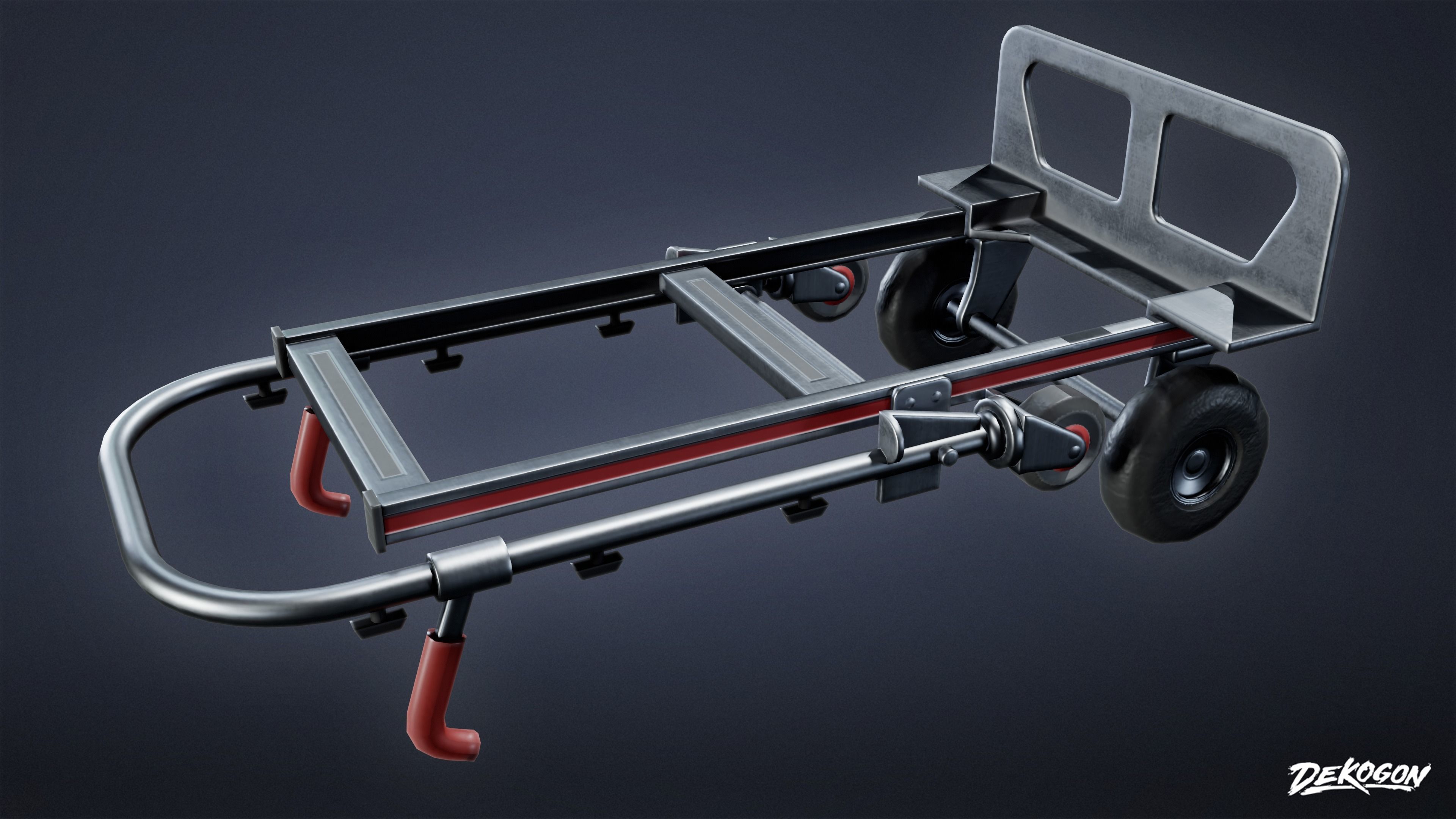 HOLLYWOOD - Production Trolly 03 - LOW POLY Low-poly 3D model_19