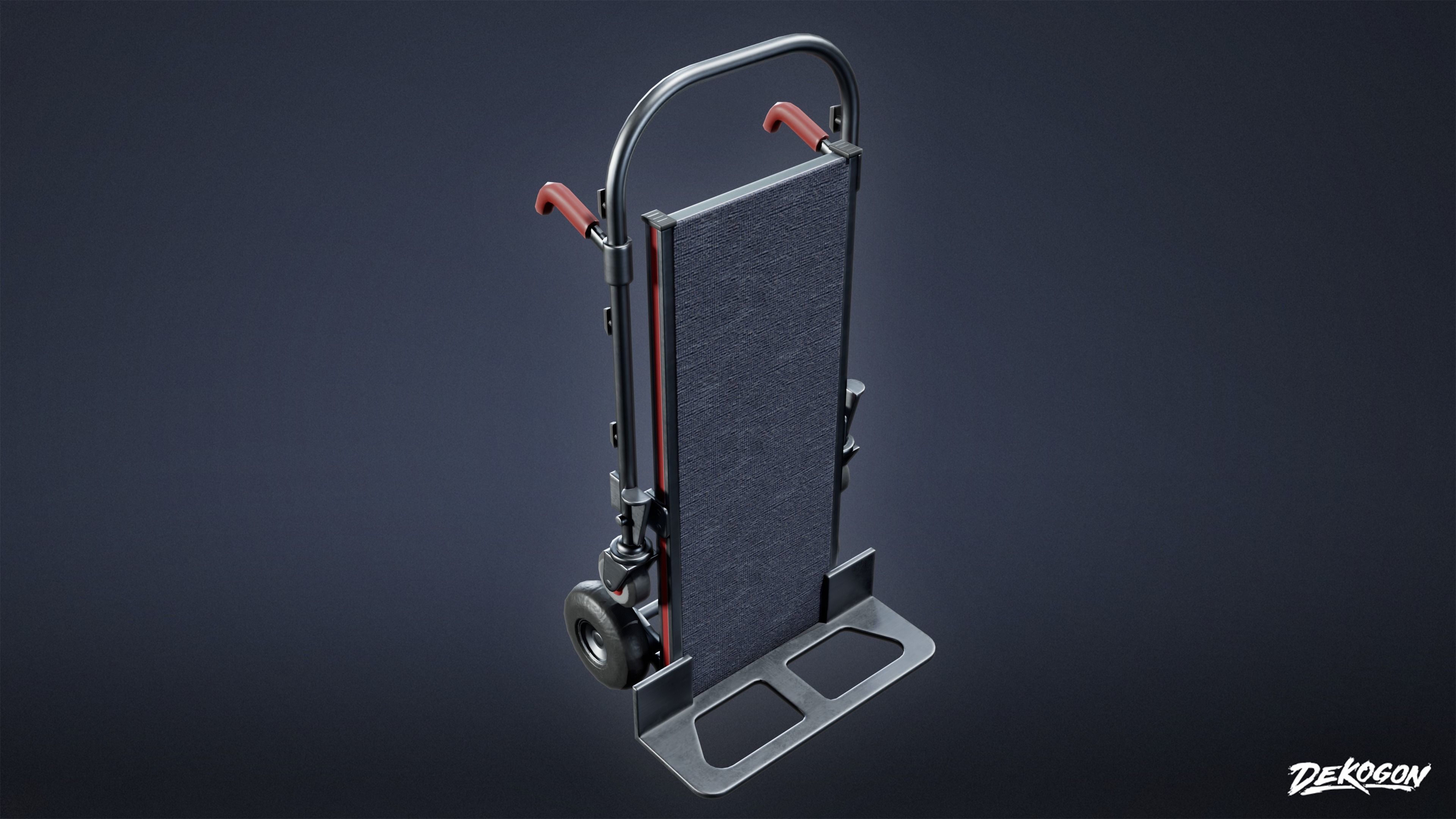 HOLLYWOOD - Production Trolly 03 - LOW POLY Low-poly 3D model_16