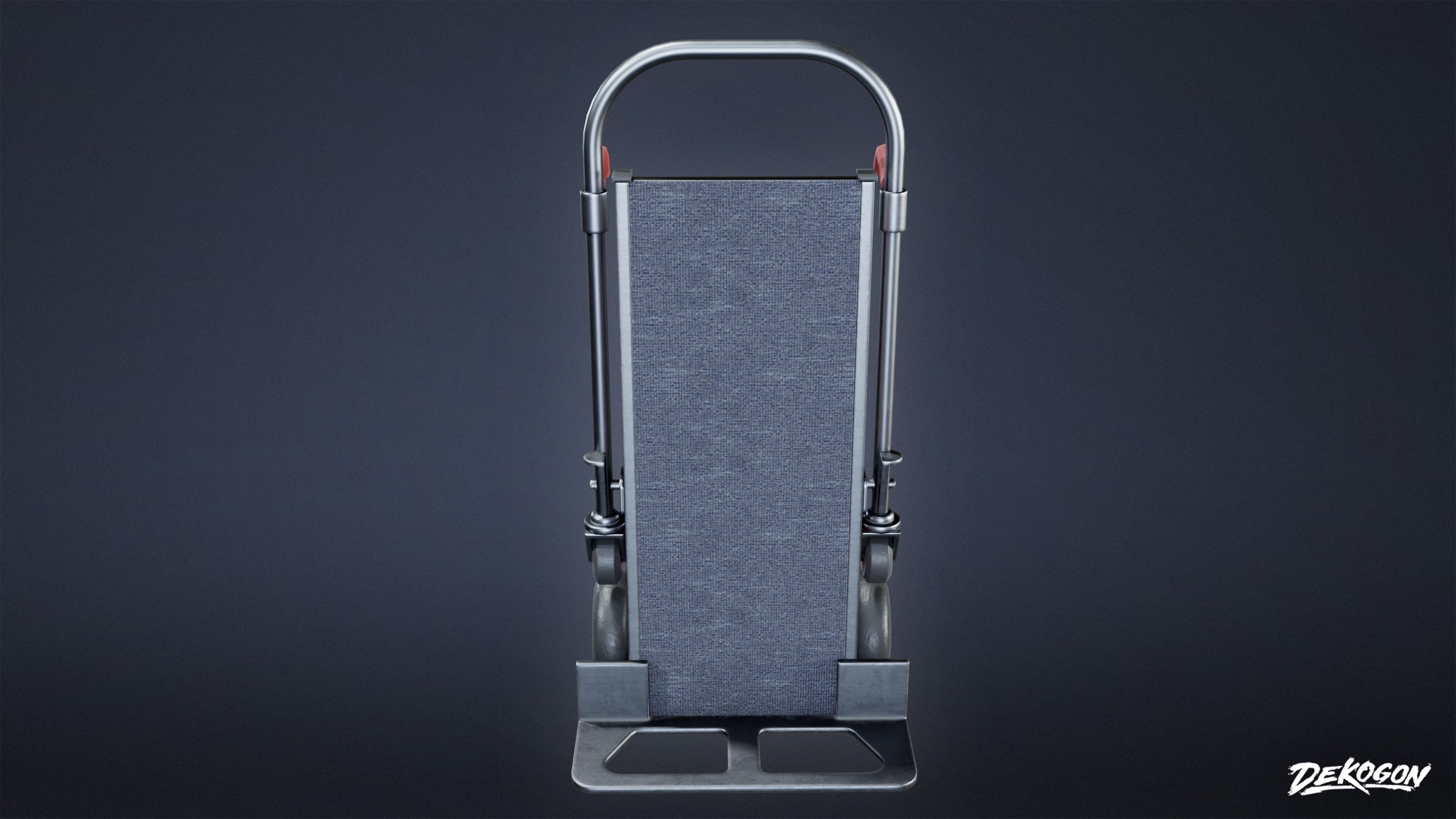 HOLLYWOOD - Production Trolly 03 - LOW POLY Low-poly 3D model_14