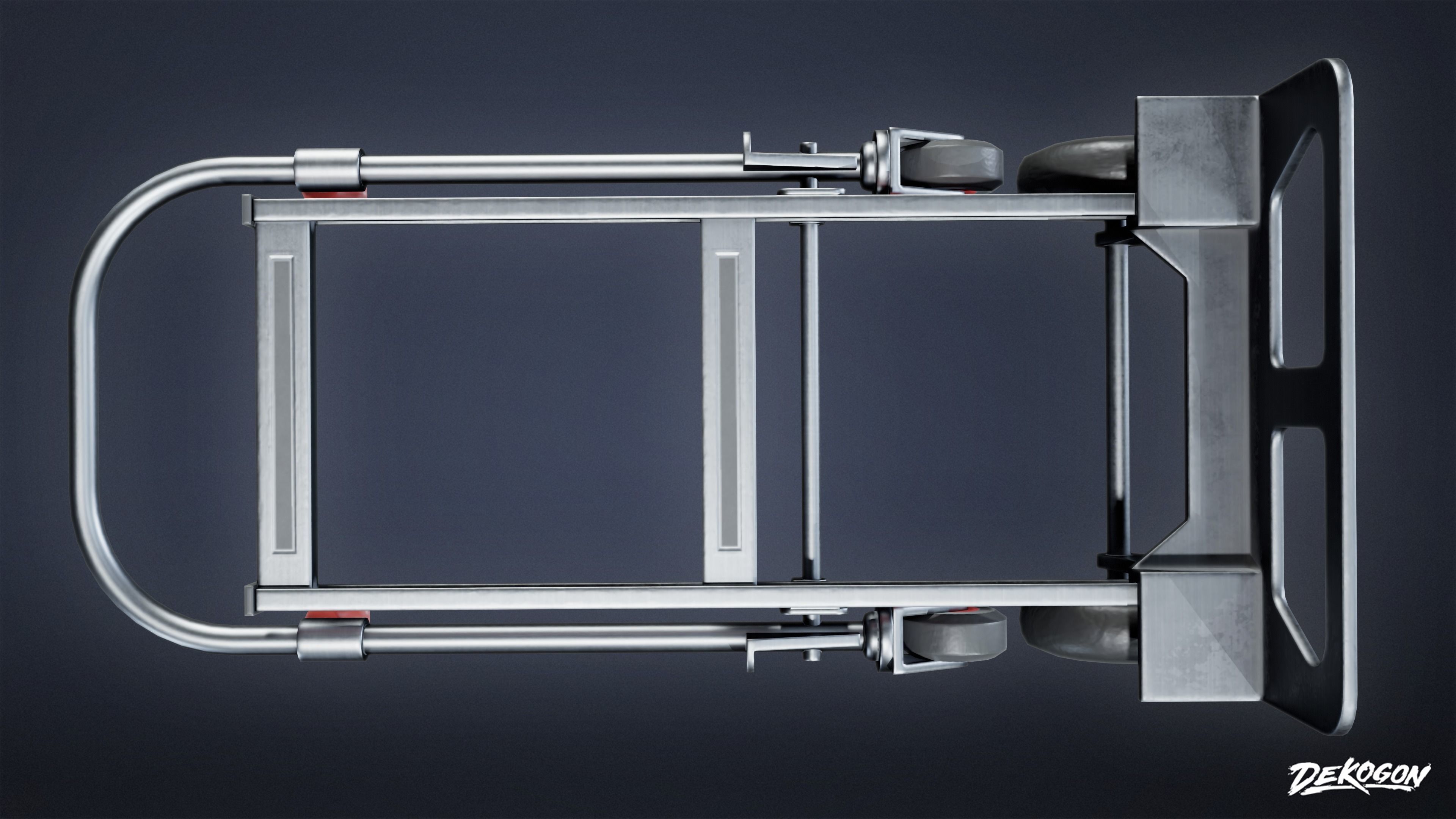 HOLLYWOOD - Production Trolly 03 - LOW POLY Low-poly 3D model_20