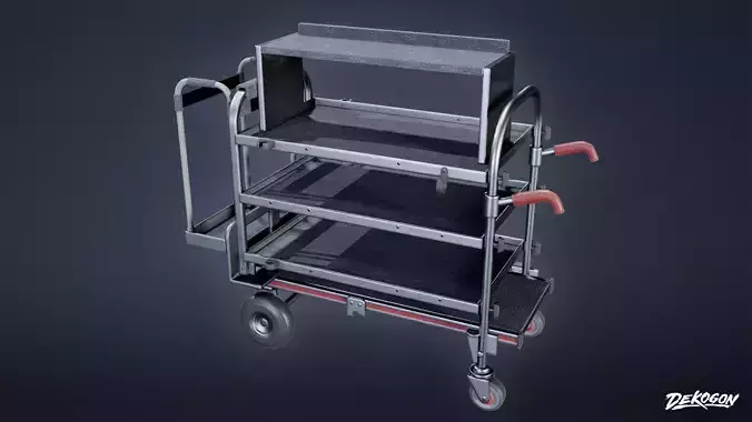 HOLLYWOOD - Production Trolly 03 - LOW POLY