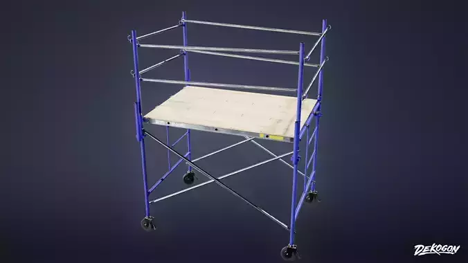 HOLLYWOOD - Scaffolding 01 - LOW POLY