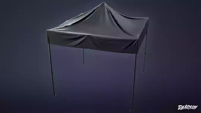 HOLLYWOOD - Standup Tent 01 - LOW POLY