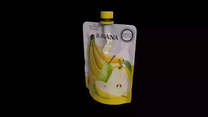 Banana Pear Puree - GAME READY PBR