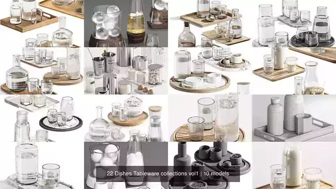  22 Dishes Tableware collections vol1 