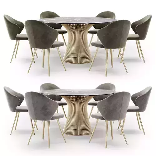 Dining set 140 3D model
