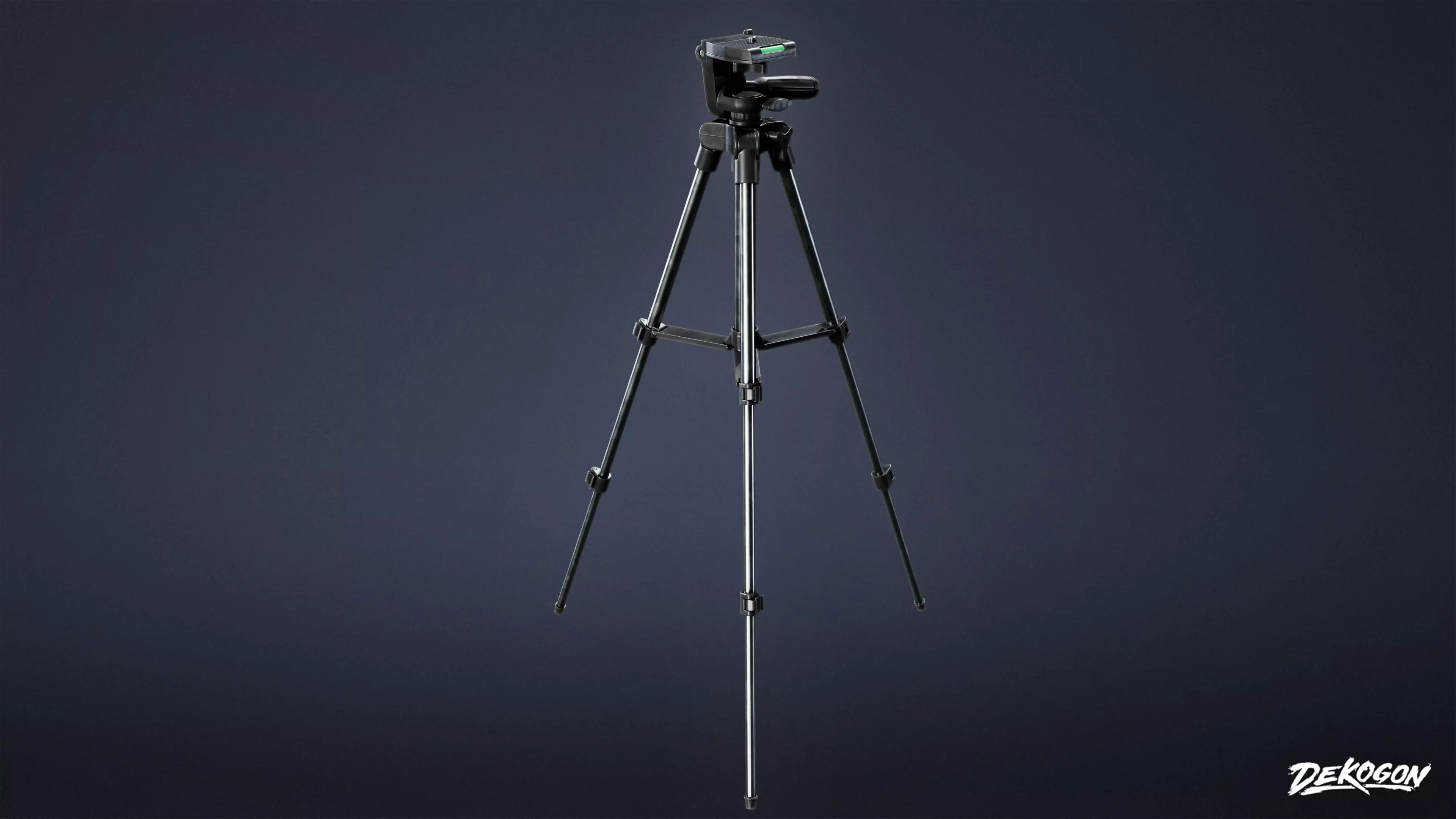 HOLLYWOOD - Tripod 01 - LOW POLY Low-poly 3D model_0