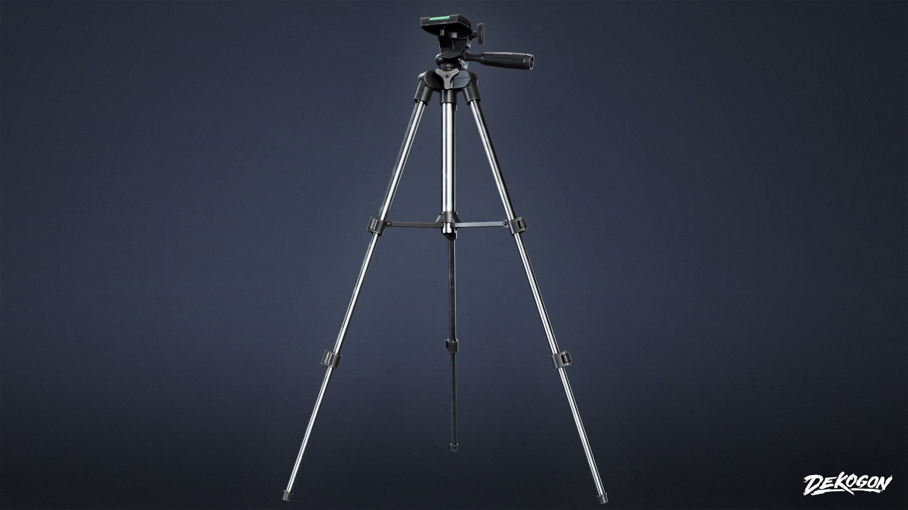 HOLLYWOOD - Tripod 01 - LOW POLY Low-poly 3D model_6