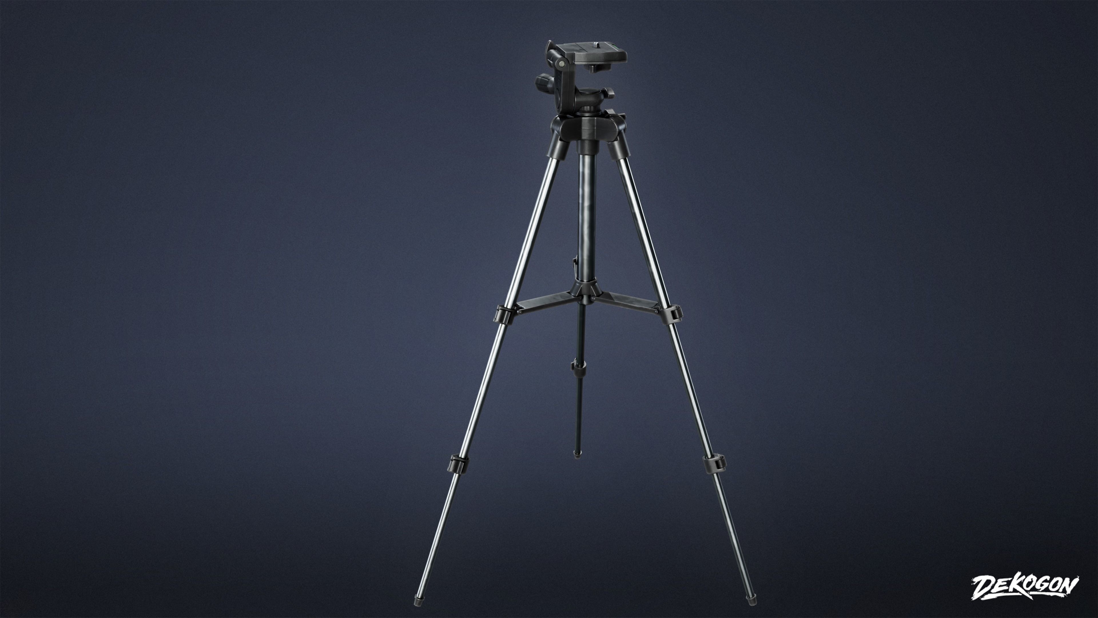 HOLLYWOOD - Tripod 01 - LOW POLY Low-poly 3D model_3