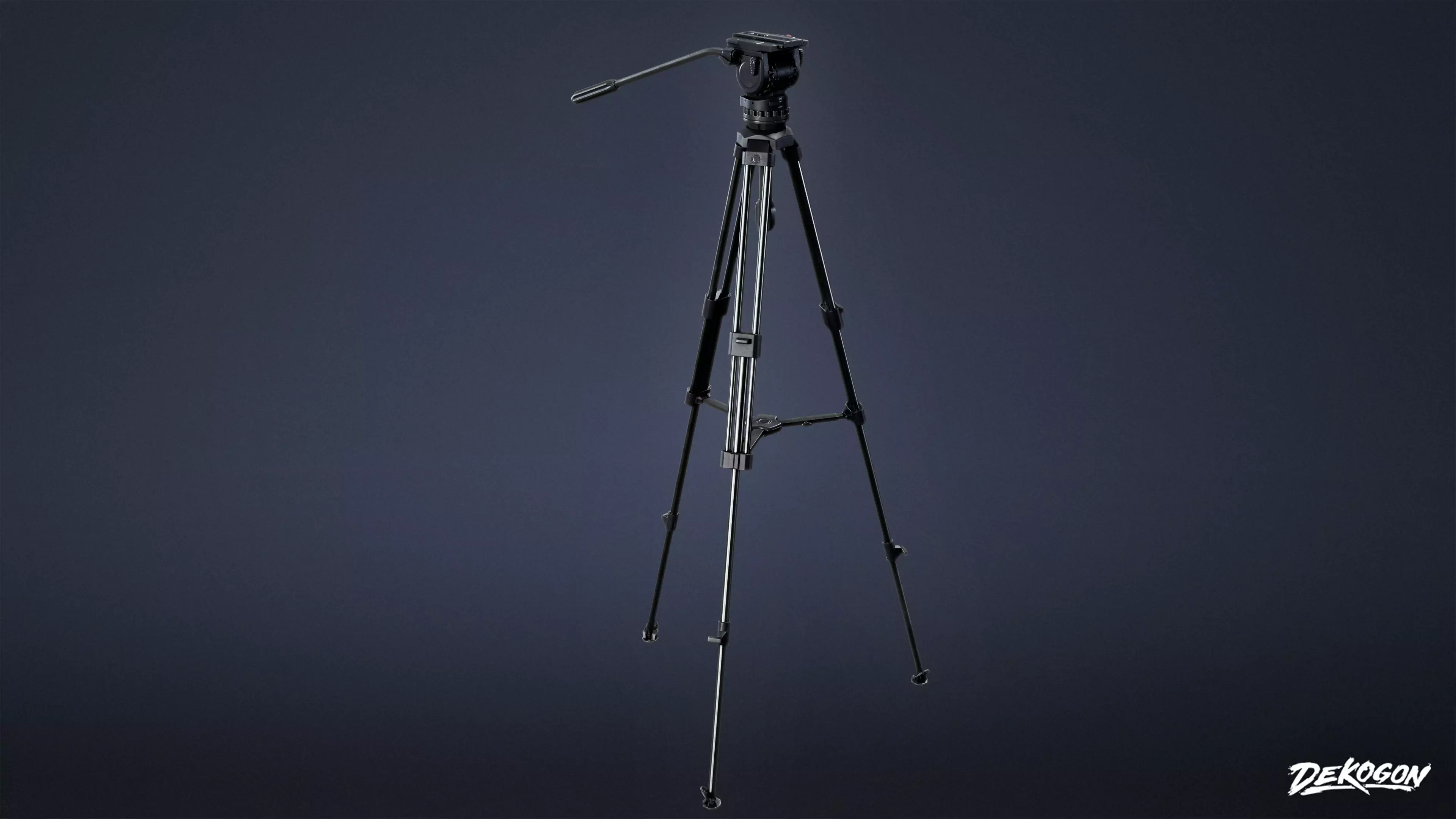 HOLLYWOOD - Tripod 02 - LOW POLY Low-poly 3D model_0