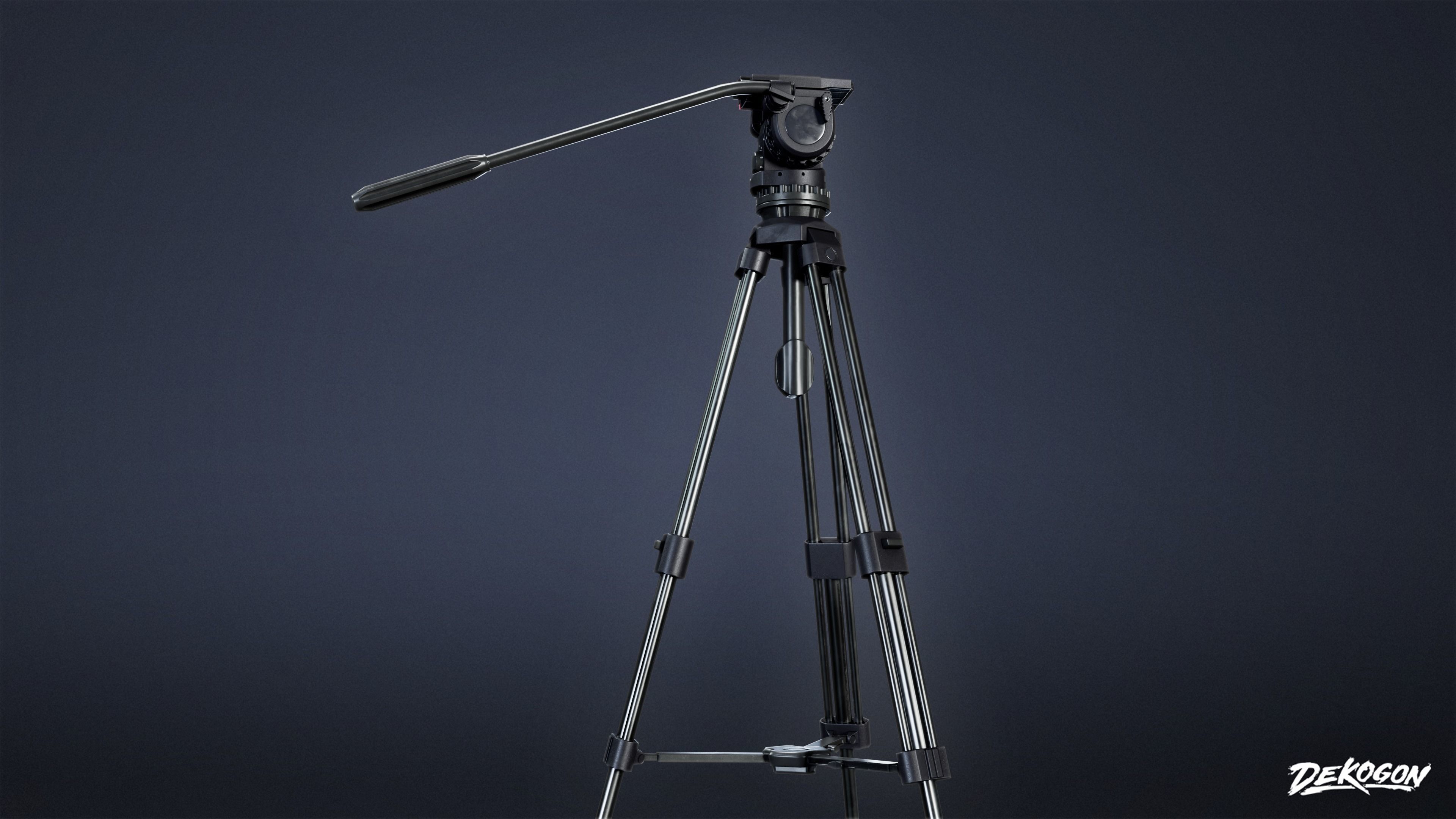 HOLLYWOOD - Tripod 02 - LOW POLY Low-poly 3D model_4