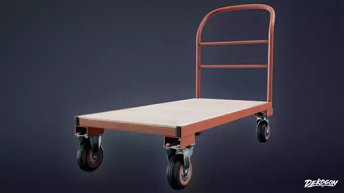 HOLLYWOOD - Trolley 02 - LOW POLY