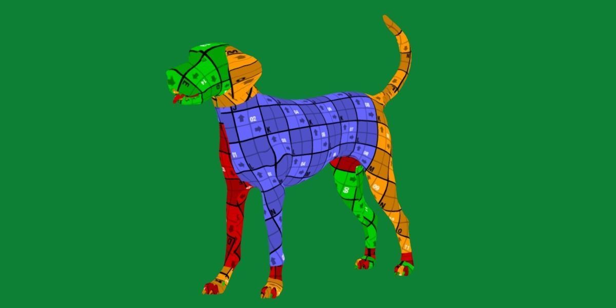 English Foxhound Dog 3D model_16