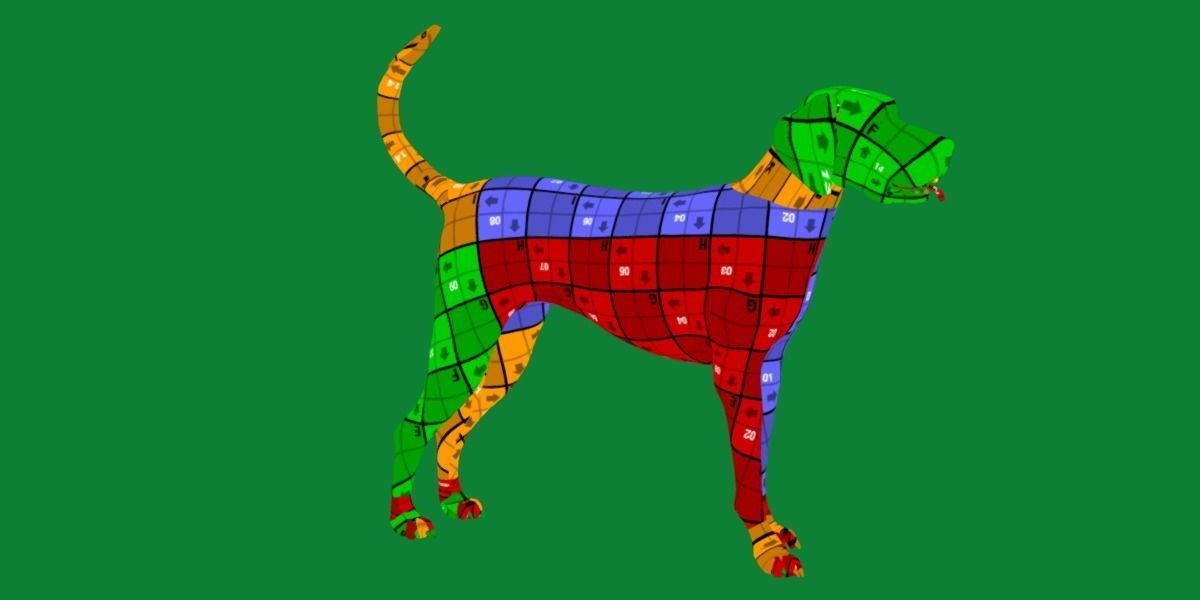 English Foxhound Dog 3D model_15