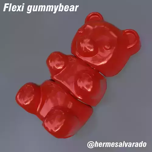 Cute flexible gummybear