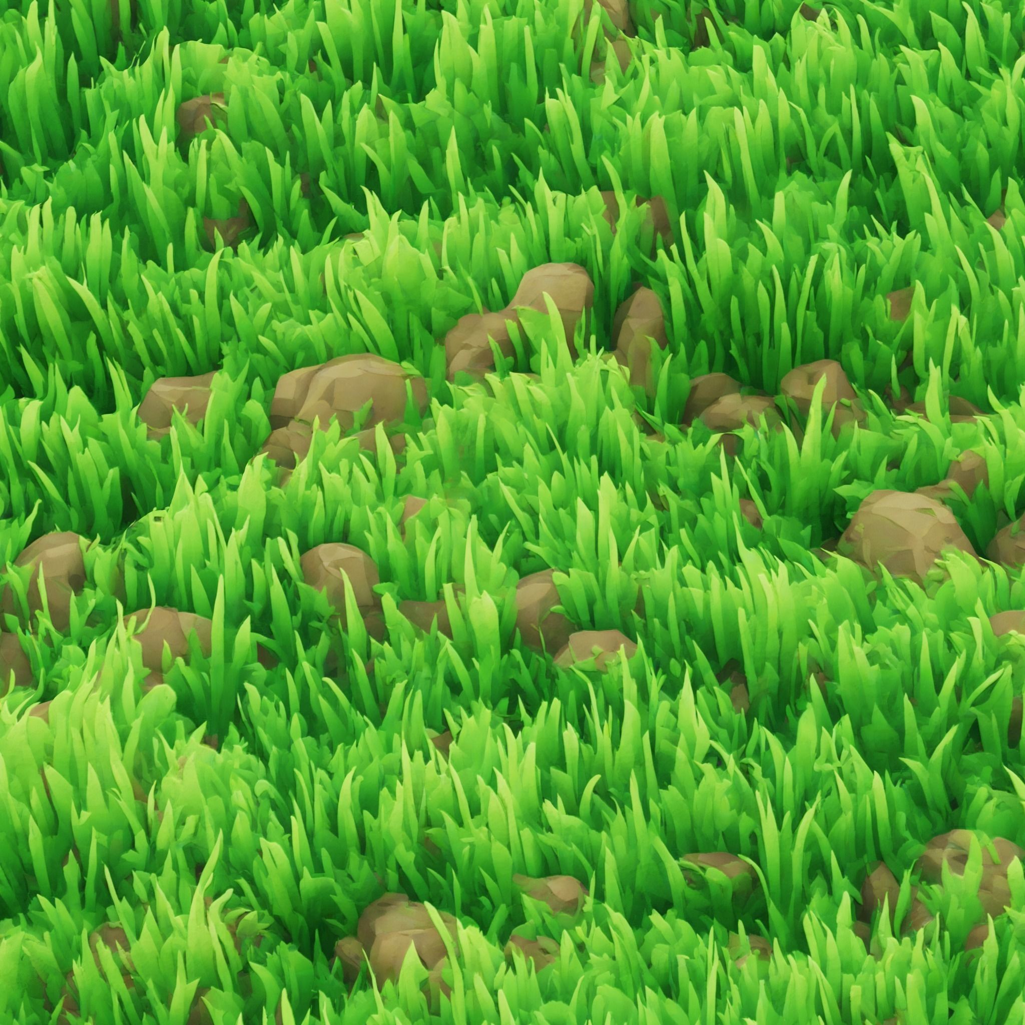 Stylized Grass Seamless Texture  Texture_3