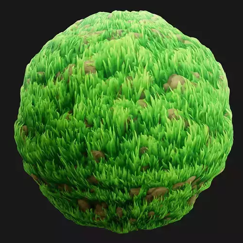 Stylized Grass Seamless Texture 