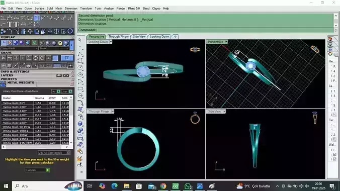 sen ben tektas yuzuk 