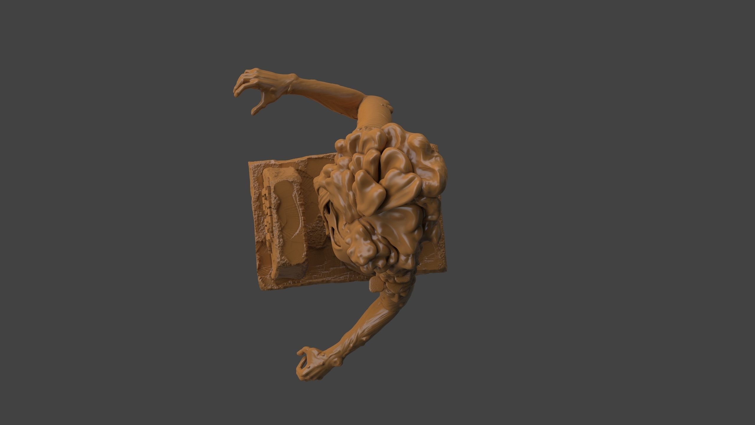Clicker Bust 3D print model_8