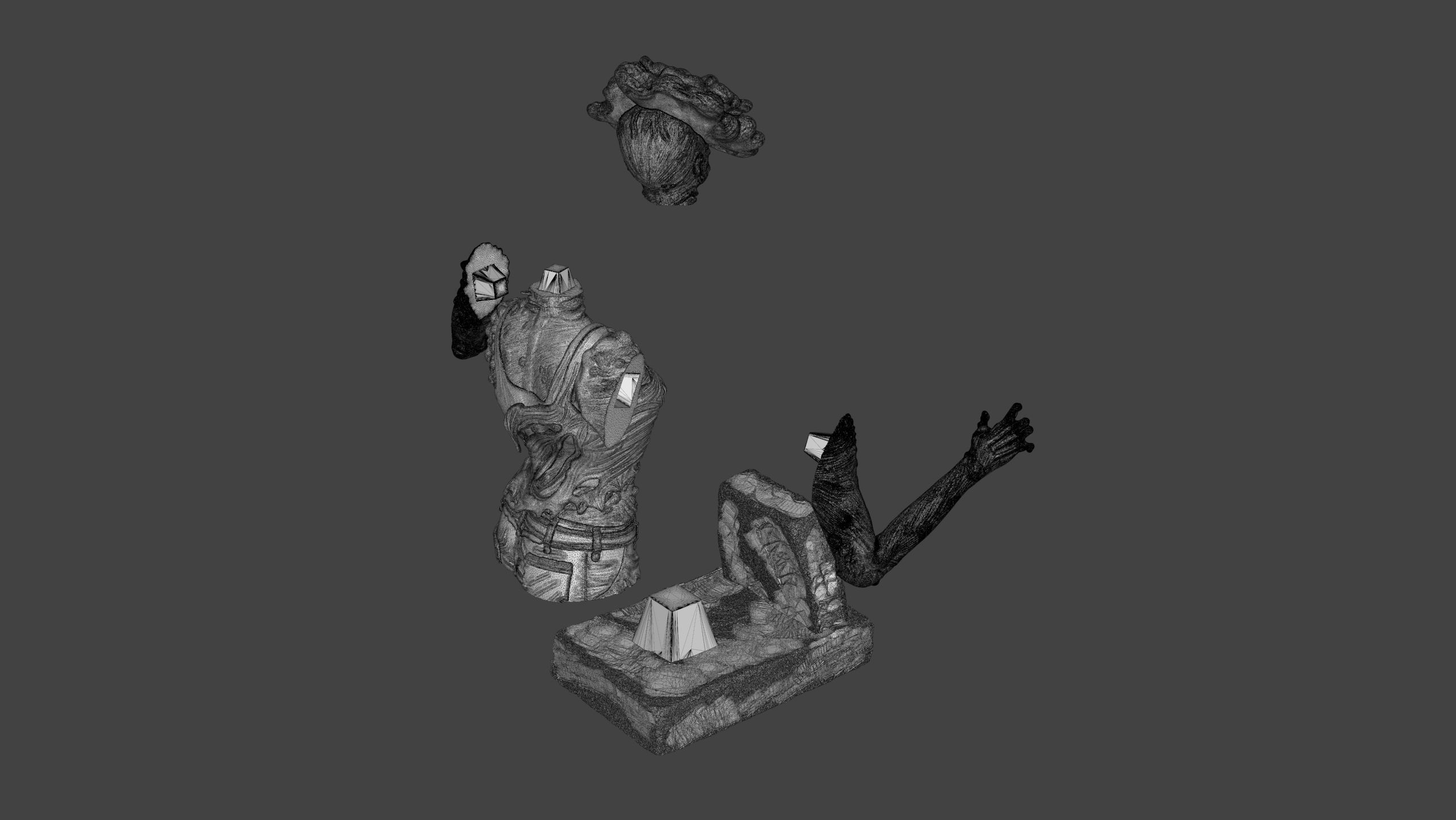 Clicker Bust 3D print model_19