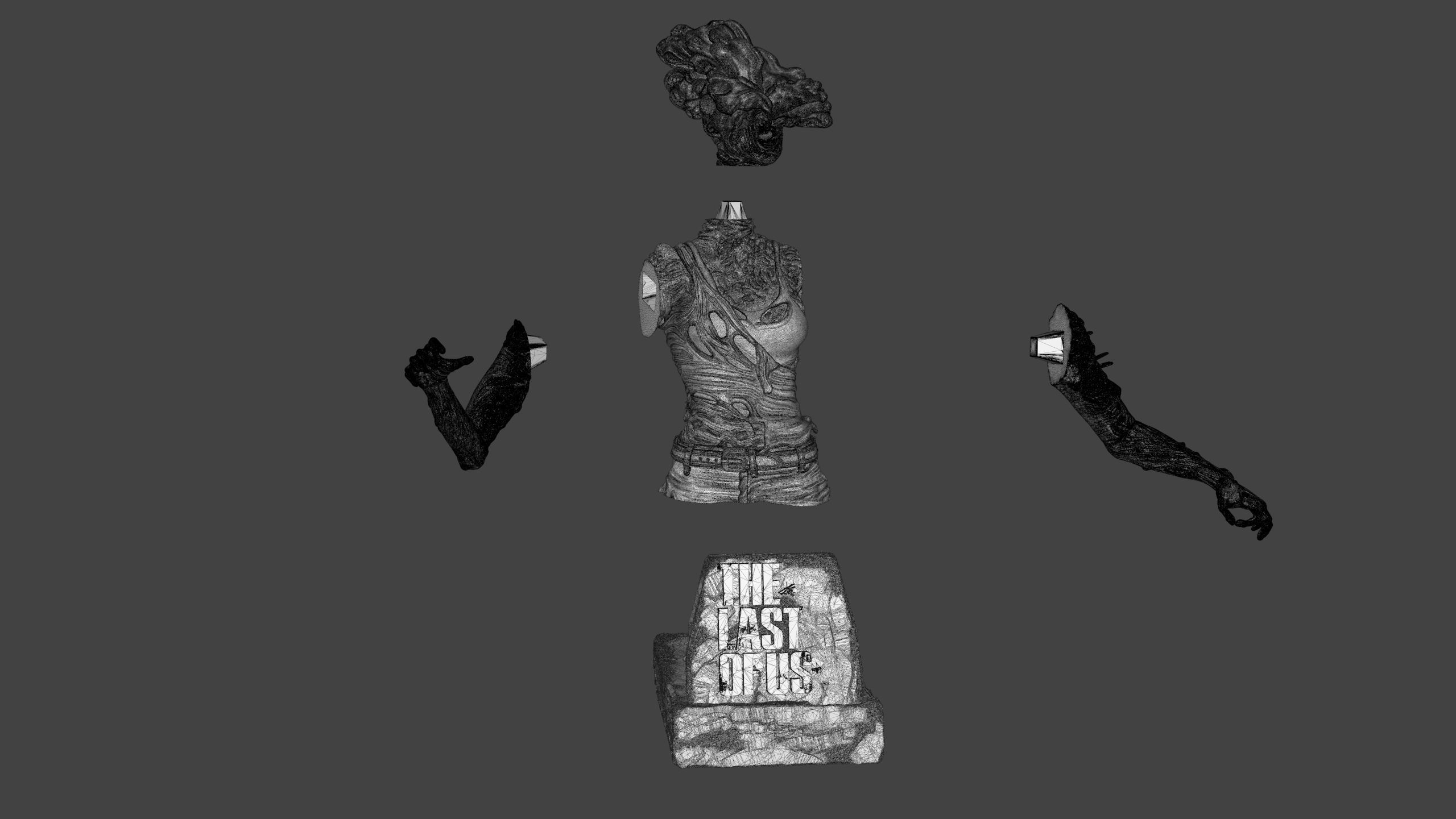 Clicker Bust 3D print model_16