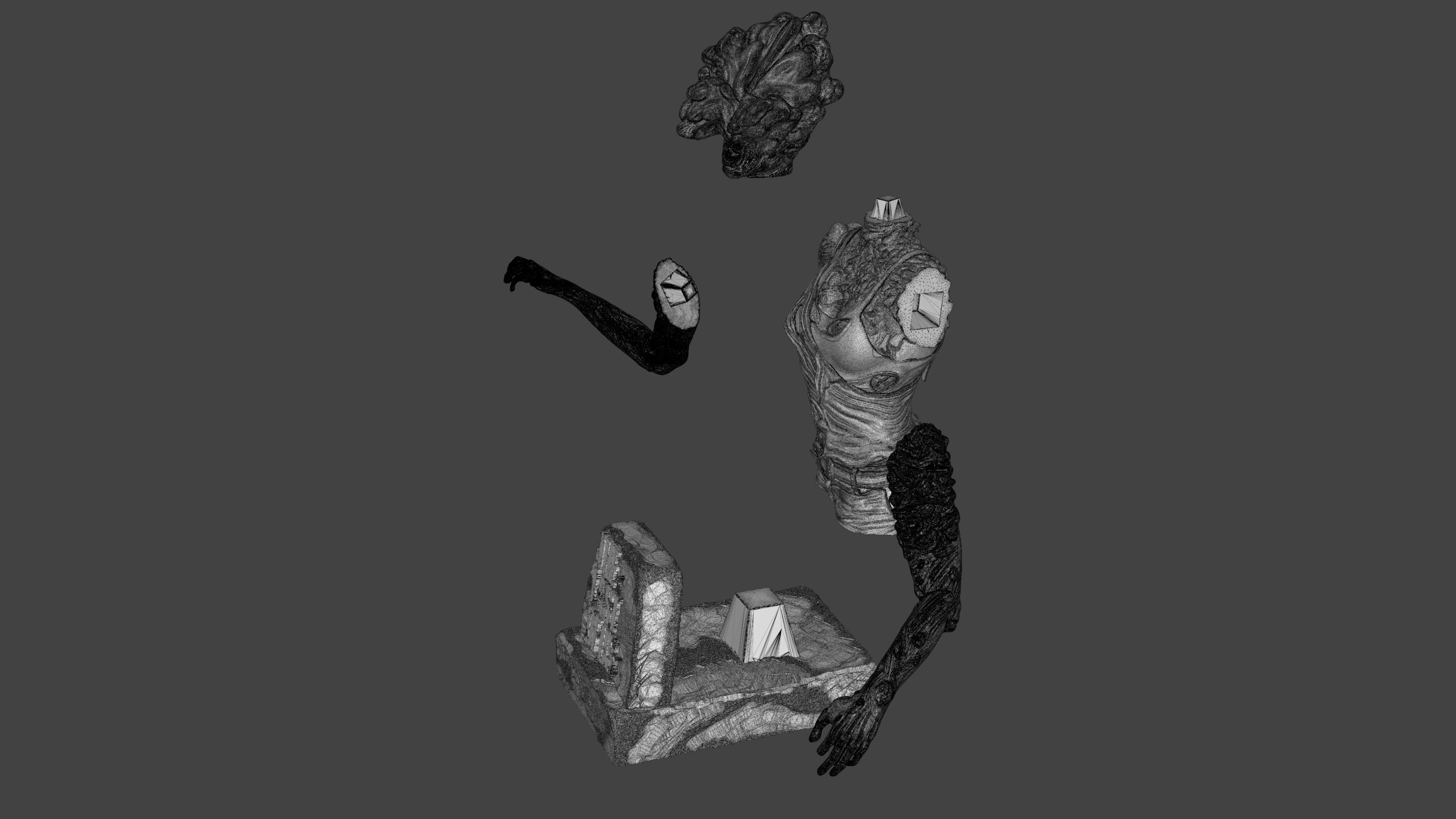 Clicker Bust 3D print model_17