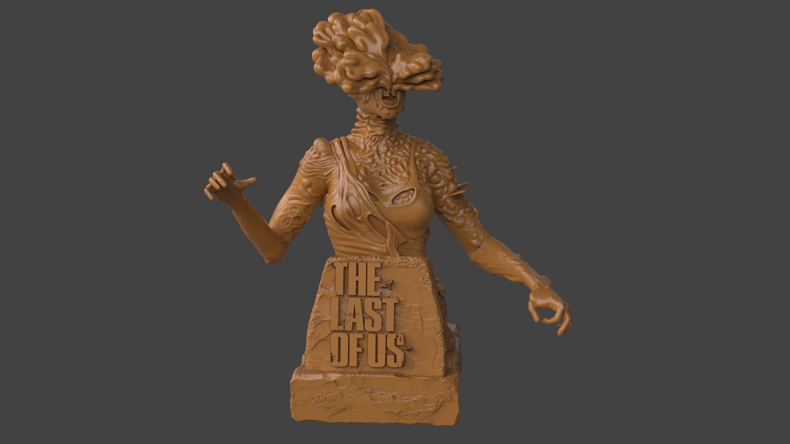 Clicker Bust 3D print model_1