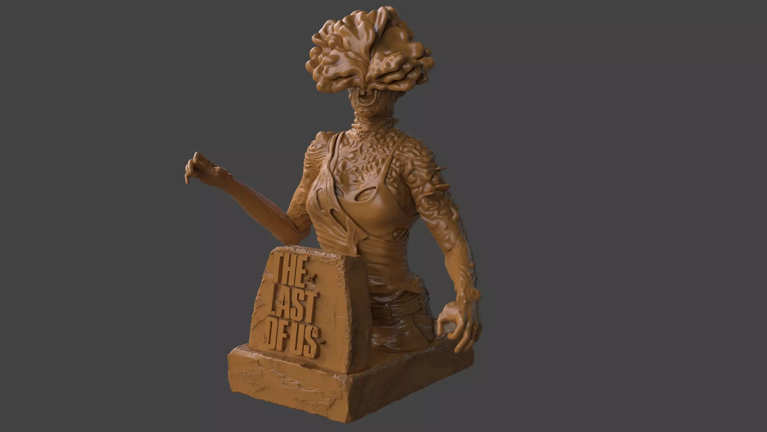 Clicker Bust 3D print model_0