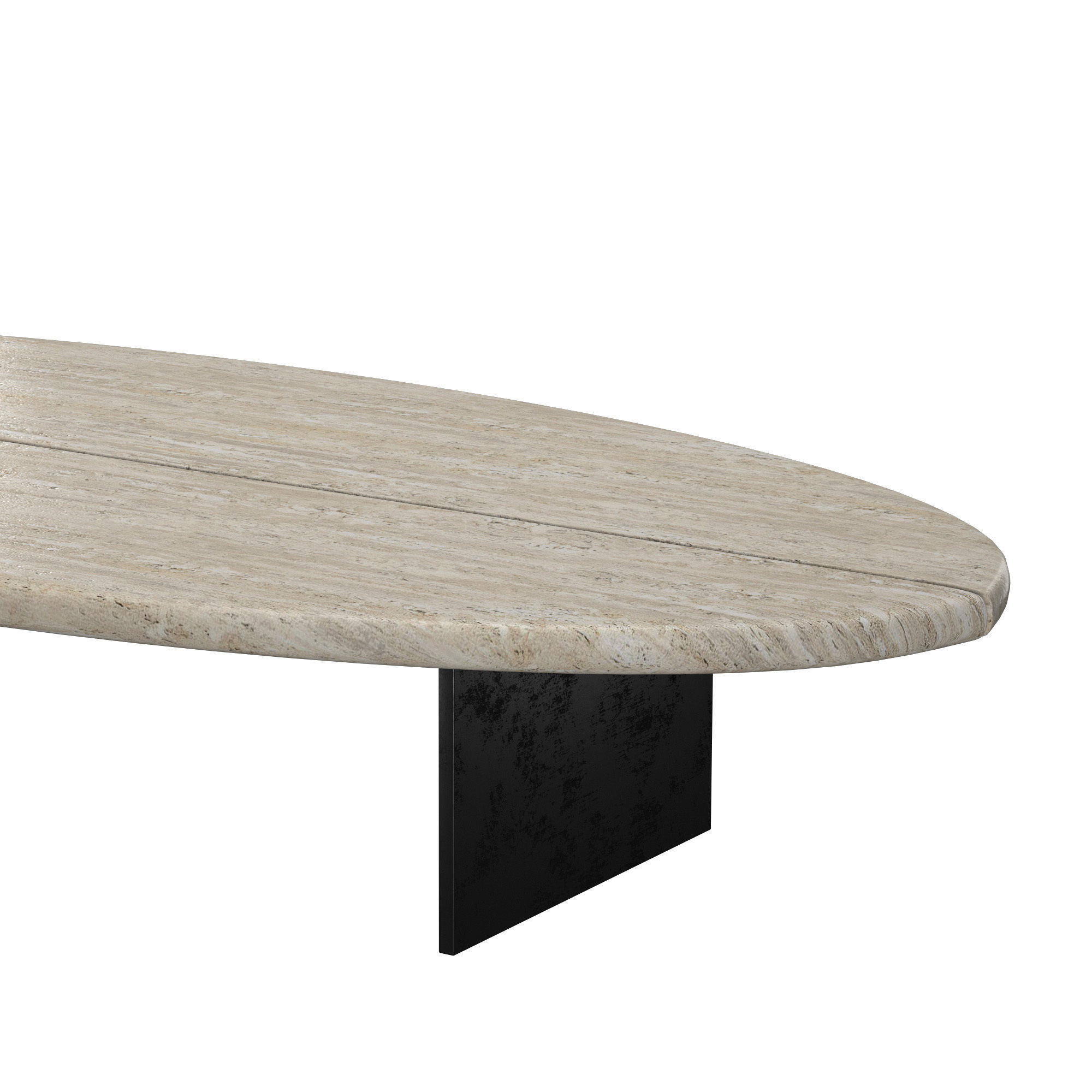 WHITE PEBBLE COFFEE TABLE 3D model_3