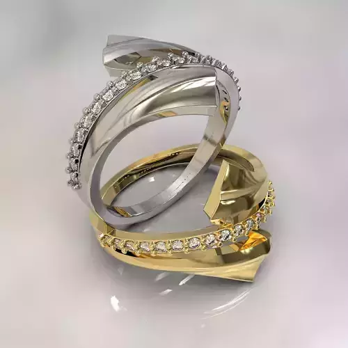 Printing 3d file jewelry design ring gems 015ct