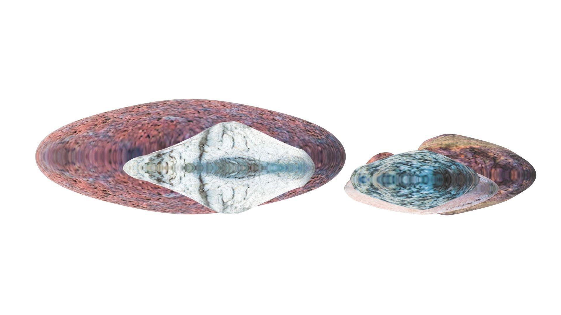 Rocks Set 3D model_14
