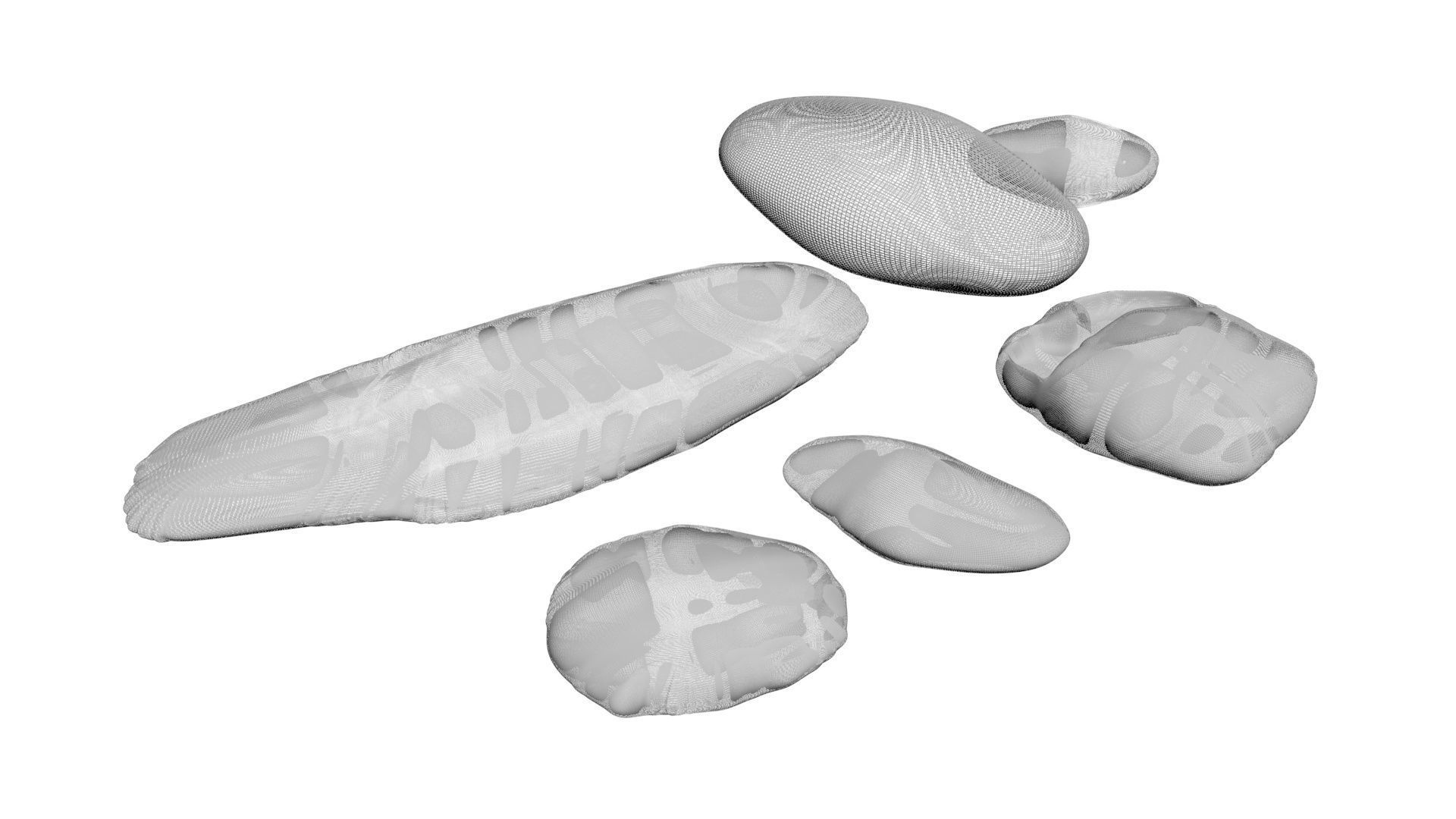 Rocks Set 3D model_18