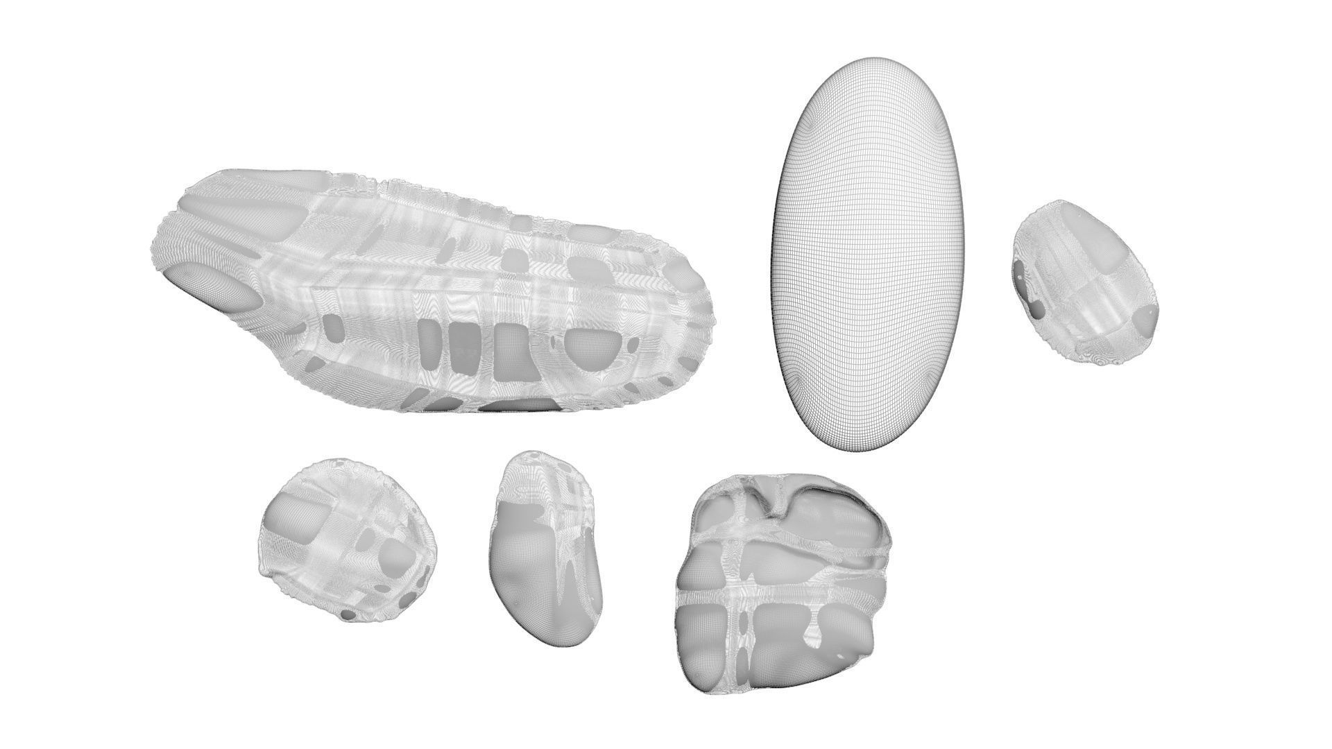Rocks Set 3D model_23