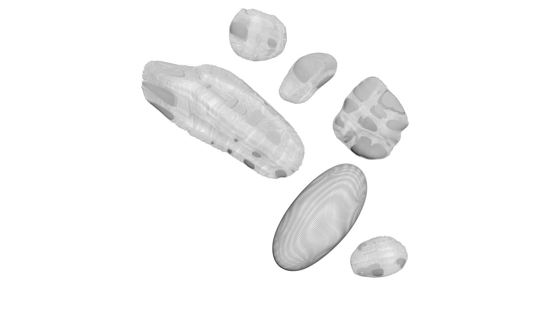 Rocks Set 3D model_22