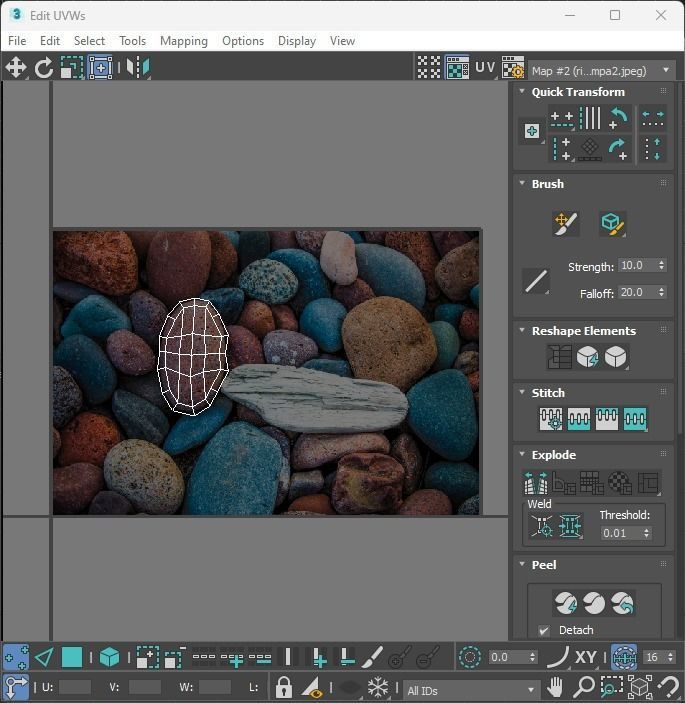 Rocks Set 3D model_32