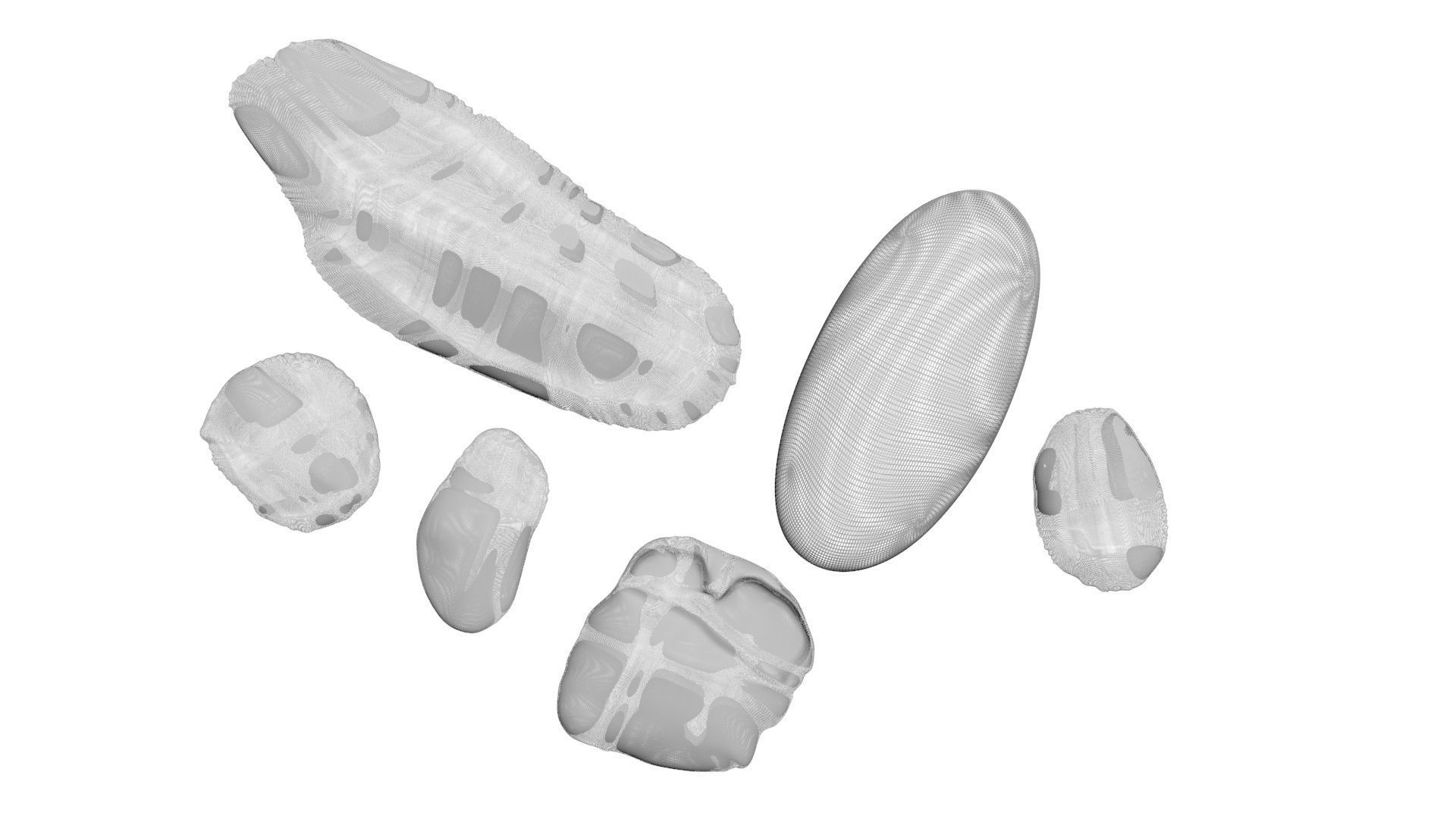 Rocks Set 3D model_19
