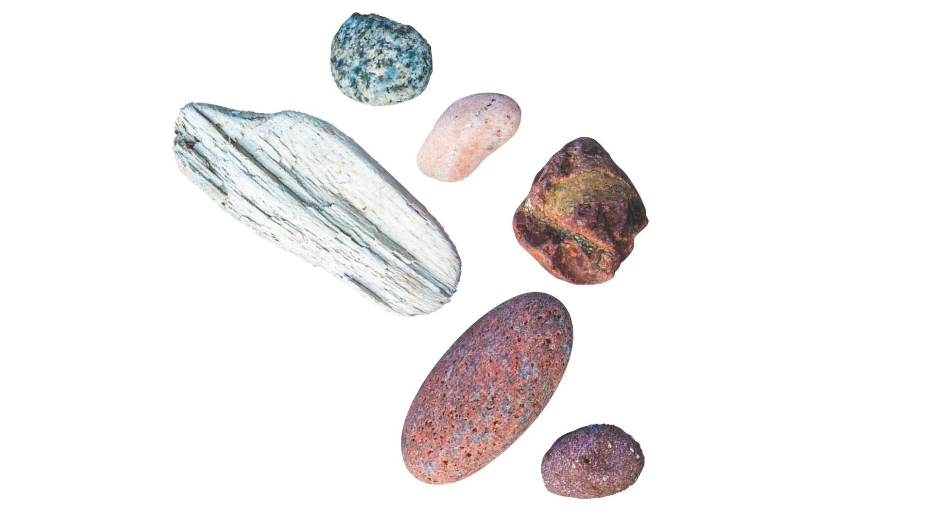 Rocks Set 3D model_11