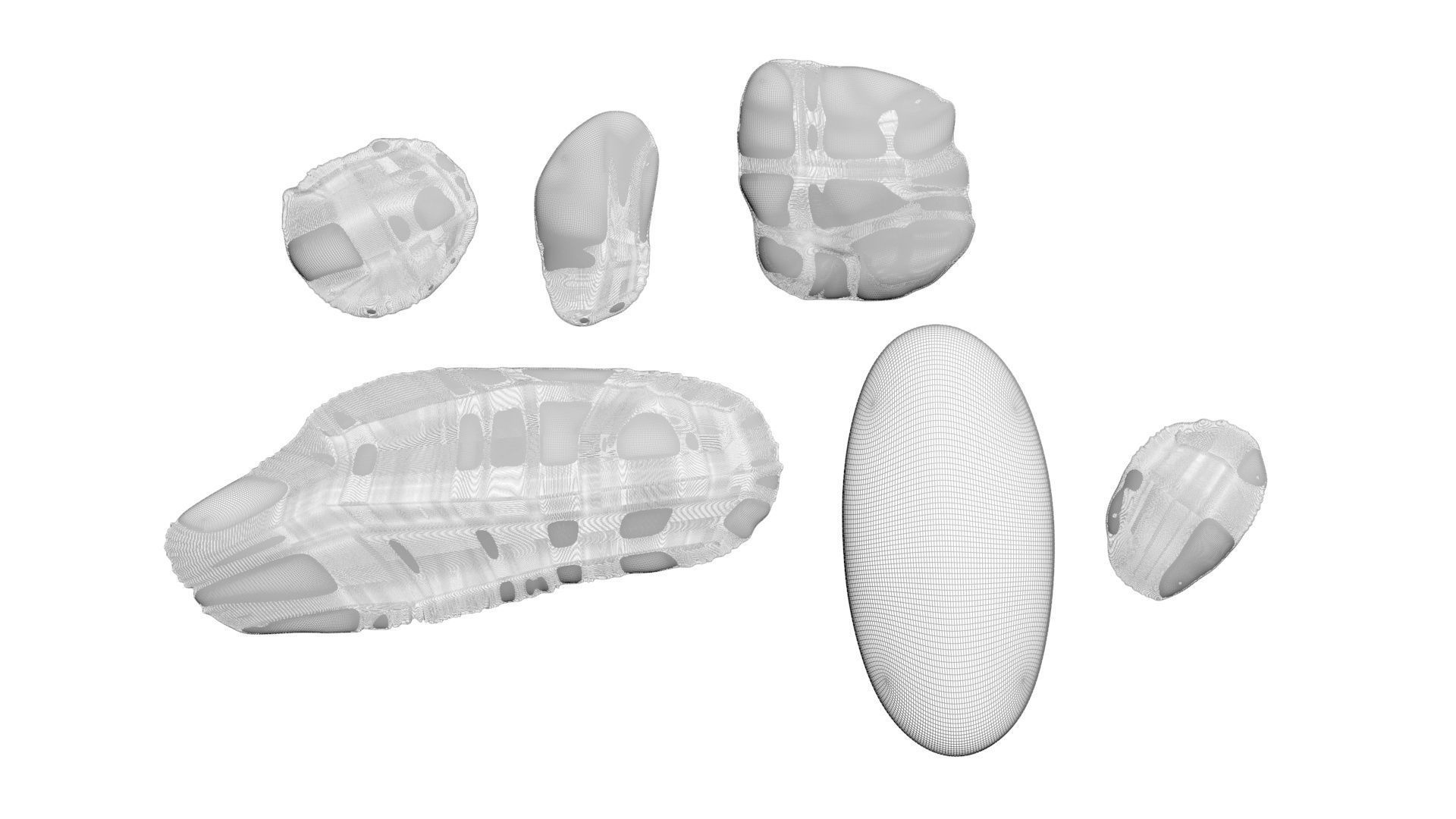 Rocks Set 3D model_26
