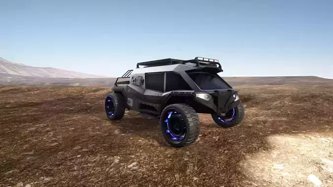 Sci-Fi Offroad Vehicle