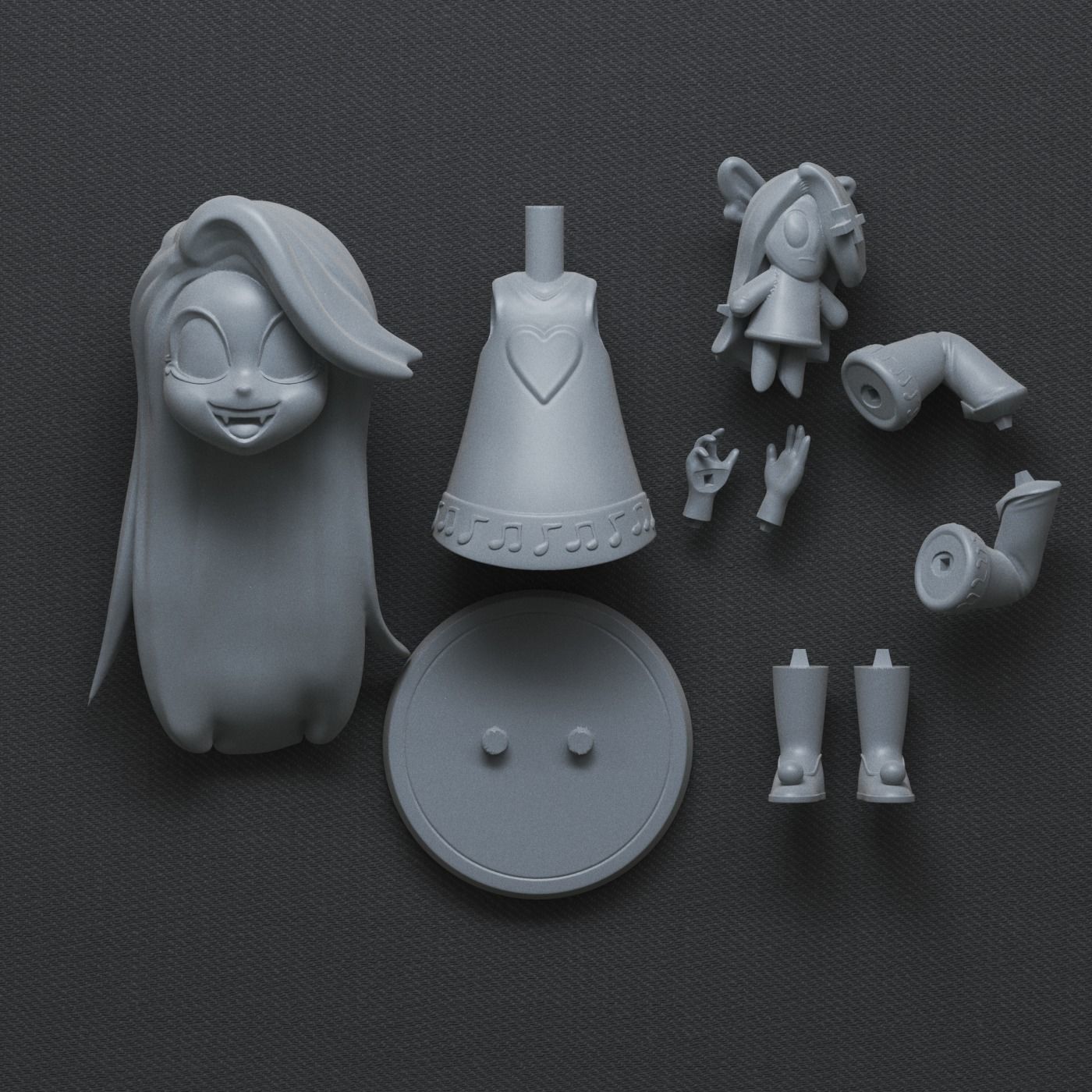 HAZBIN HOTEL - CHARLIE MORNINGSTAR CHILD- 3D print model_4