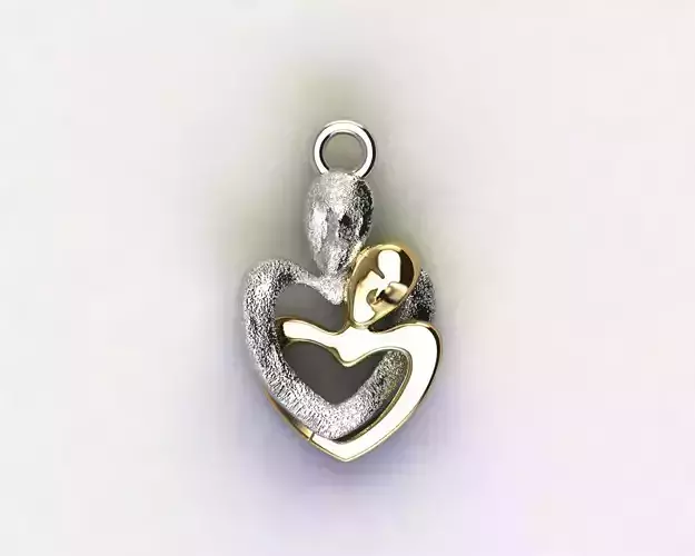 Pendant Embrace 3D print model