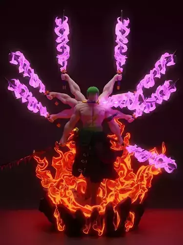 ZORO - ONE PIECE  3D print model