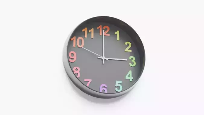 Round Wall clock