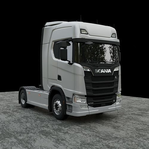 a truck 3D model