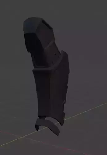 Batman Arkham Origins inspired Shin Guard cosplay pieces 3D print model