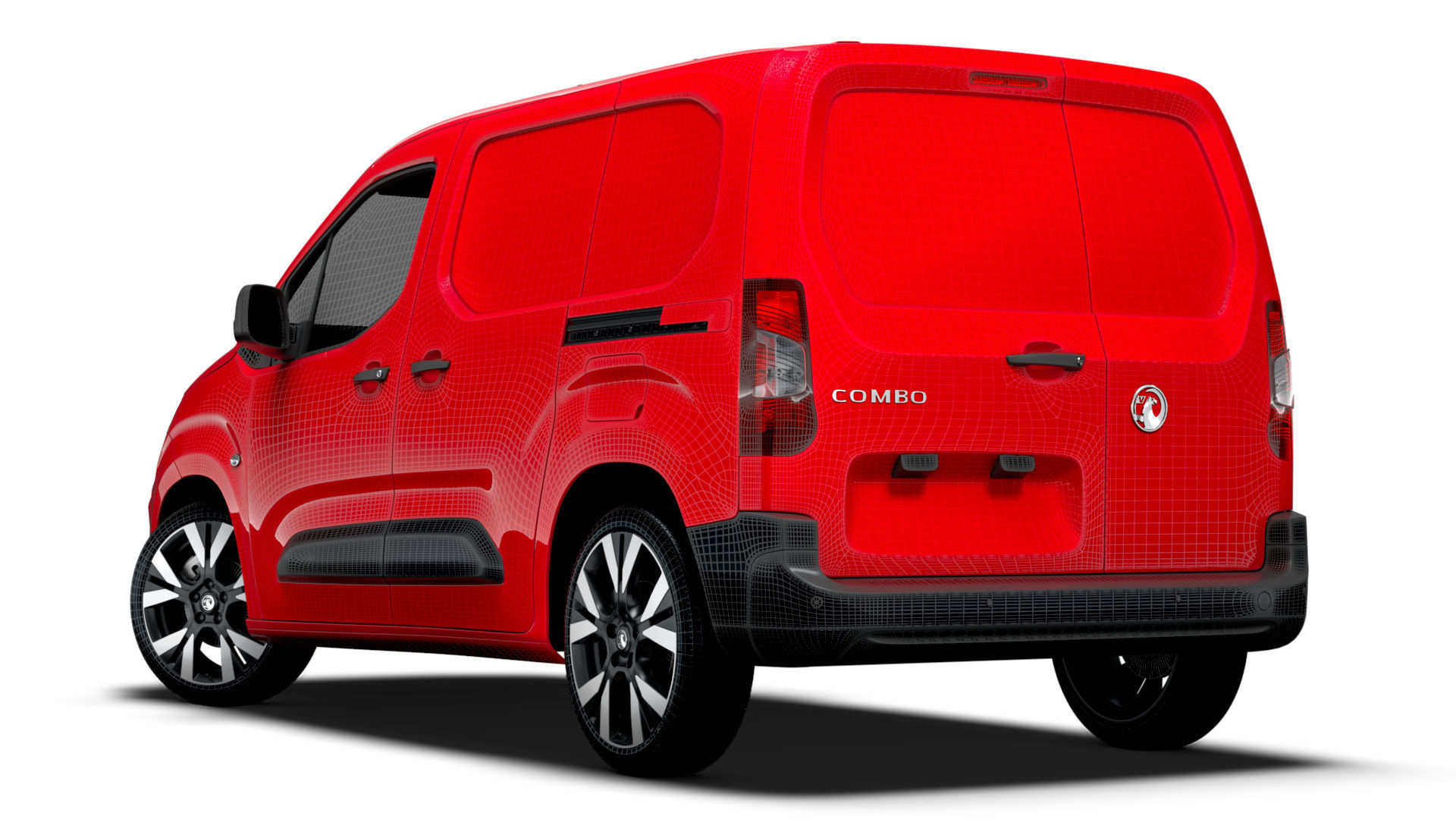 Vauxhall Combo Van SWB 2024 3D model_16