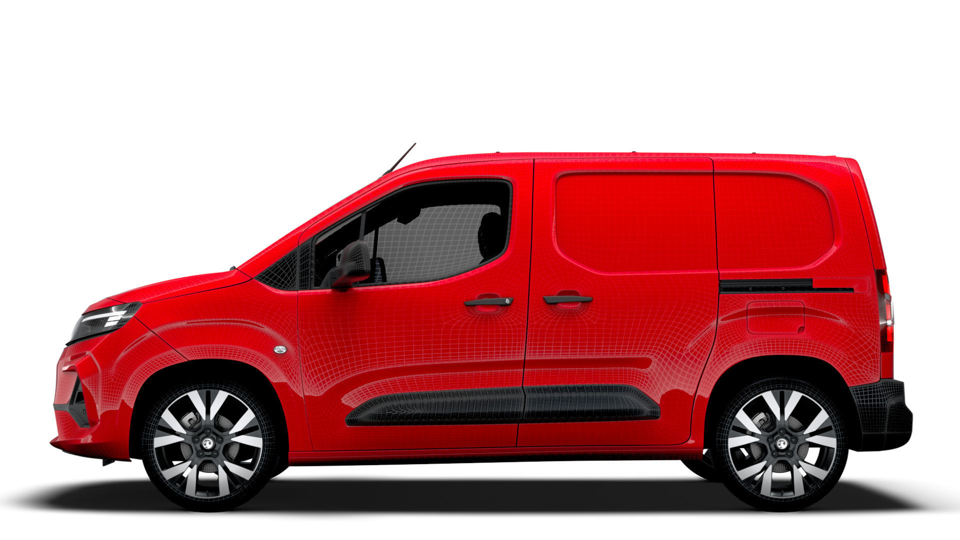 Vauxhall Combo Van SWB 2024 3D model_18