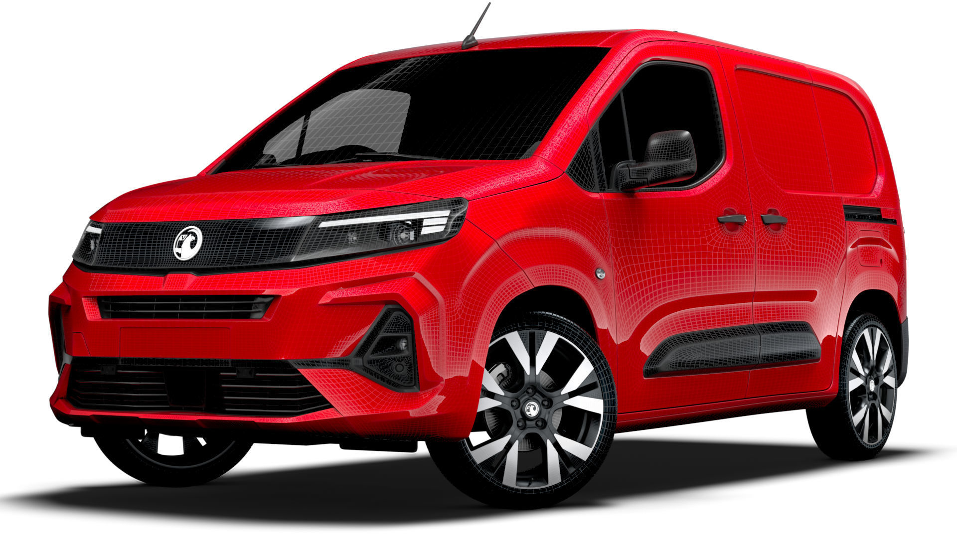 Vauxhall Combo Van SWB 2024 3D model_22