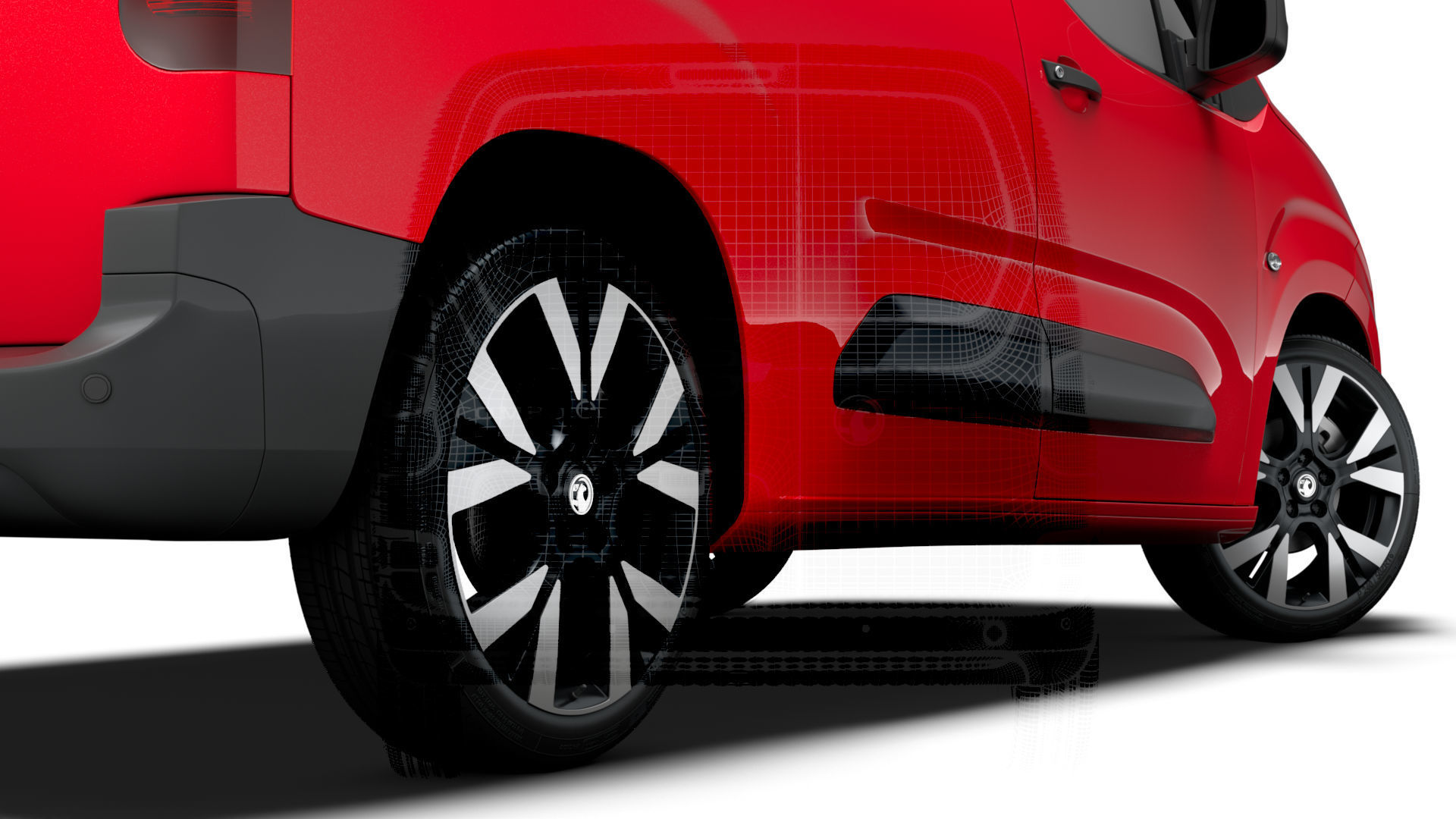 Vauxhall Combo Van SWB 2024 3D model_25